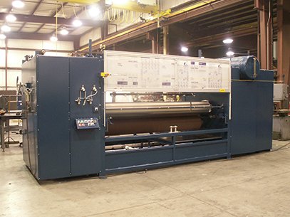 110" wide hot melt roller coater