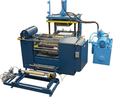 Automatic hitch-feed laminator system.