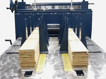 New to Union Tool's Engineered Wood Flooring Lamination line is our Dual-Lane Core Feeder.