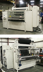 Hot melt roller coater/laminator